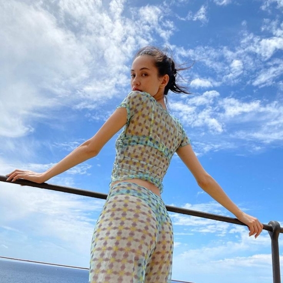 Fruity Booty x Office Kiko blue "Kessho" tee XS Kiko Mizuhara - Picture 4 of 4